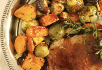 Balsamic Glazed Turkey Cutlets Meal