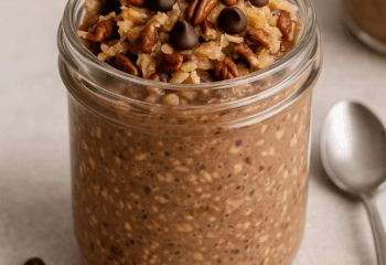 German Chocolate Cake Overnight Oats