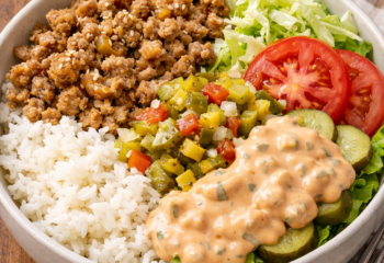 Turkey Mac Burger Bowl