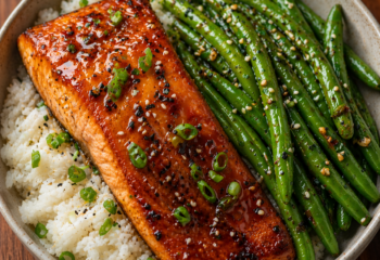 Honey Asian Salmon Meal