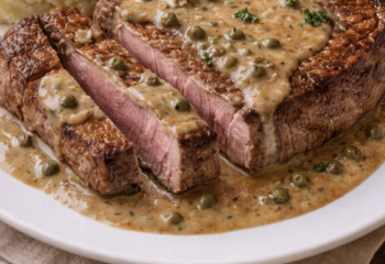 Steak with Peppercorn Sauce Bulk
